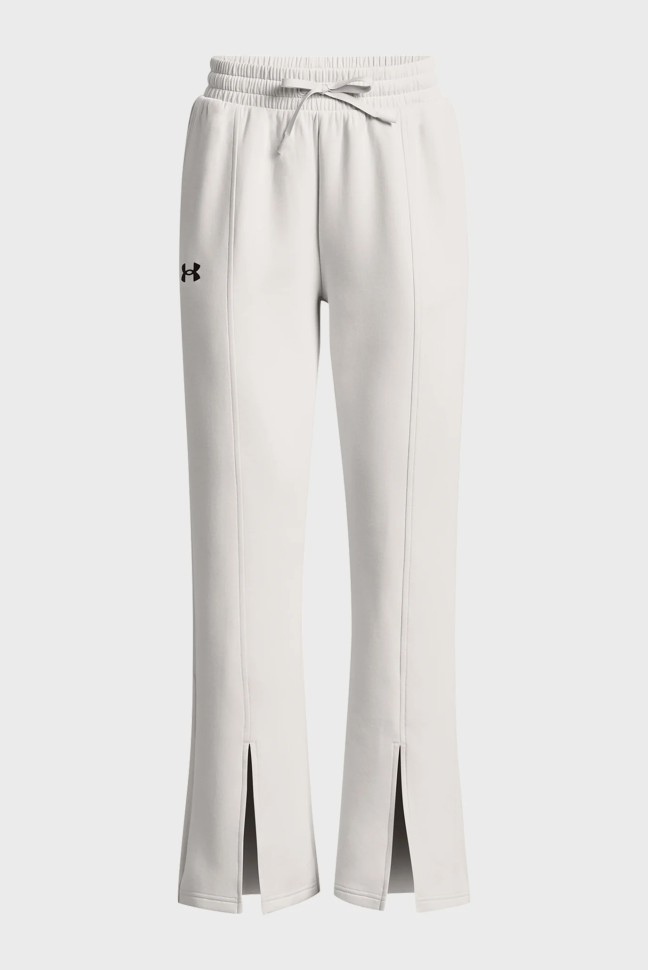 Брюки женские Under Armour Unstoppable Flc Split Pant белые 1379847-114 изображение 6