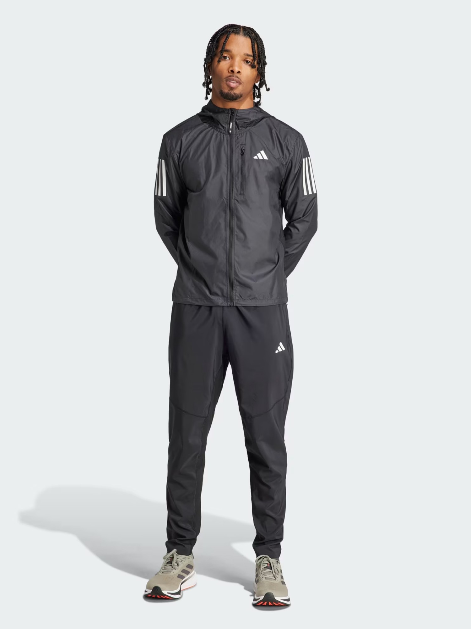 Вітрівка чоловіча Adidas OTR B JKT чорна IN1483 изображение 5