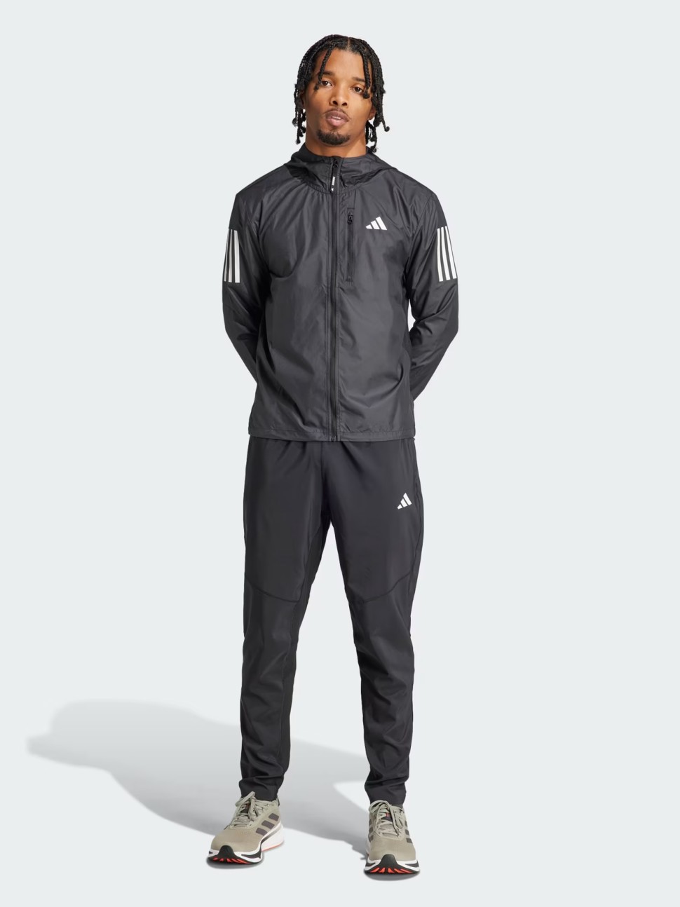 Вітрівка чоловіча Adidas OTR B JKT чорна IN1483 — фото 5