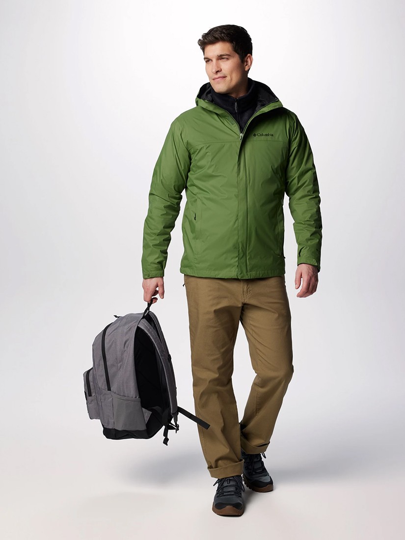 Ветровка мужская Columbia WATERTIGHT™ II JACKET зеленая 1533891-353 изображение 4