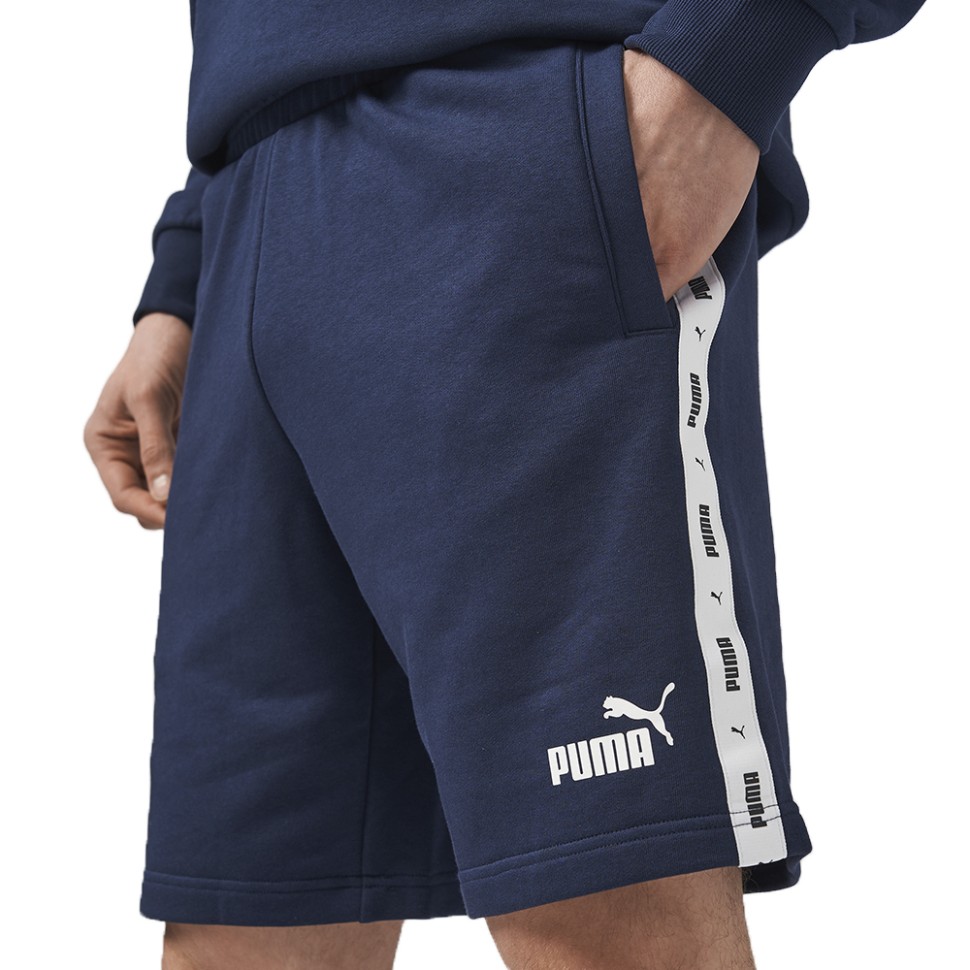 Шорти чоловічі Puma ESS+ Tape Shorts 9" TR сині 84738714 — фото 1