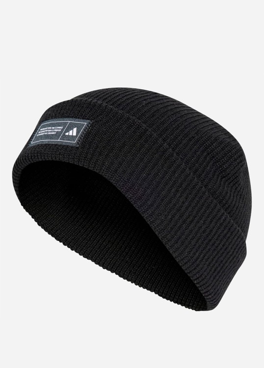 Шапка  Adidas ESS BEANIE CUFF черная IT4633 изображение 2