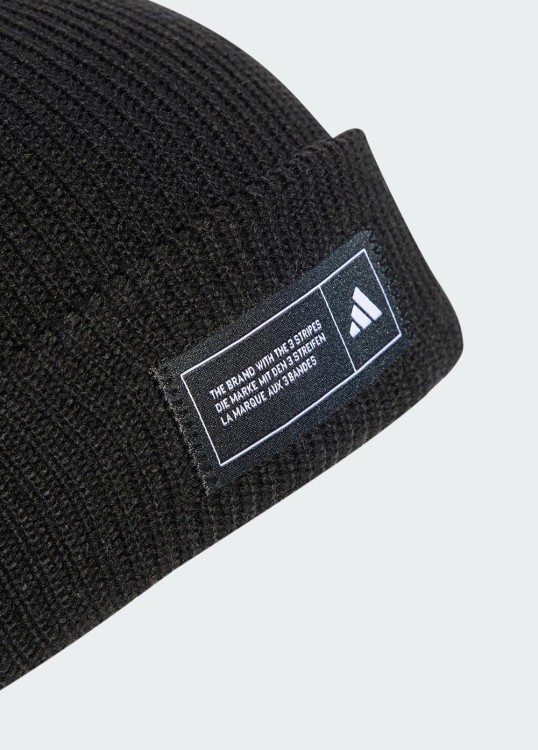 Шапка  Adidas ESS BEANIE CUFF черная IT4633 изображение 3