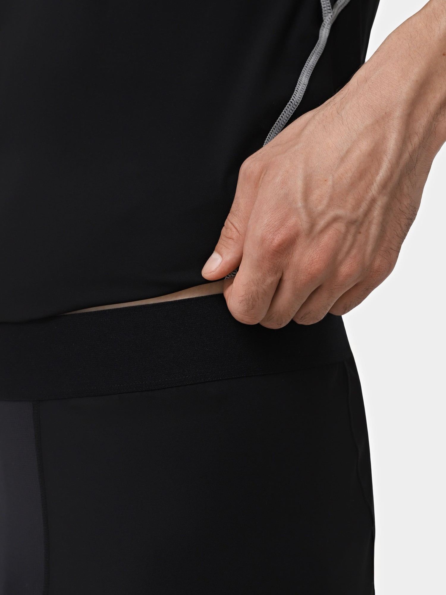 Тайтсы мужские Radder Kruen черные 152509-010 изображение 6