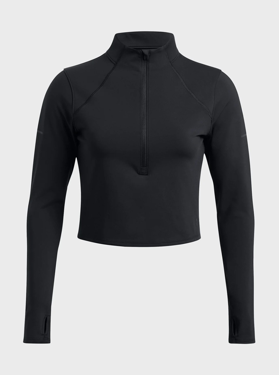 Футболка жіноча Under Armour UA Launch Elite Half Zip чорна 1386338-001 — фото 4