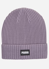 Шапка  Puma Ribbed Classic Cuff Beanie фиолетовая 02403819 изображение 2