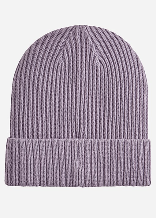 Шапка  Puma Ribbed Classic Cuff Beanie фіолетова 02403819 изображение 3