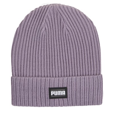 Шапка  Puma Ribbed Classic Cuff Beanie фиолетовая 02403819