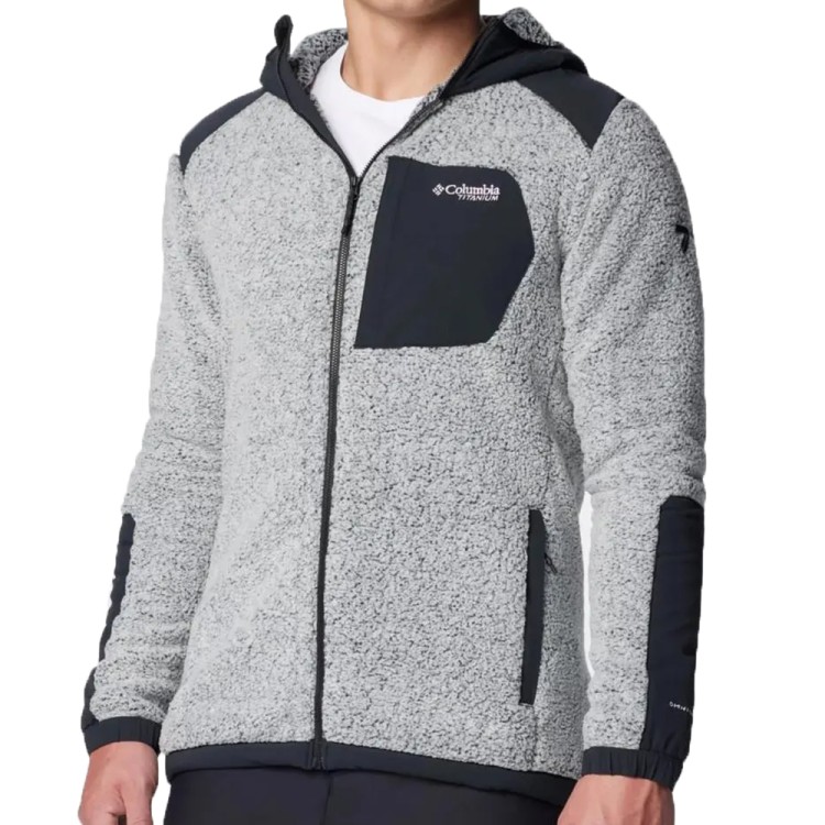 Джемпер мужской Columbia Arctic Crest™ Sherpa Full Zip белый 2096471-100