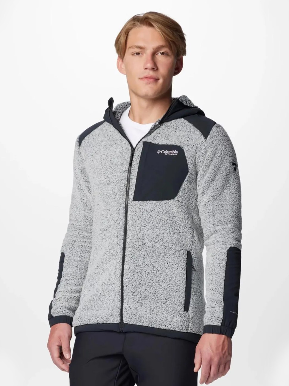 Джемпер чоловічий Columbia Arctic Crest™ Sherpa Full Zip білий 2096471-100 — фото 2