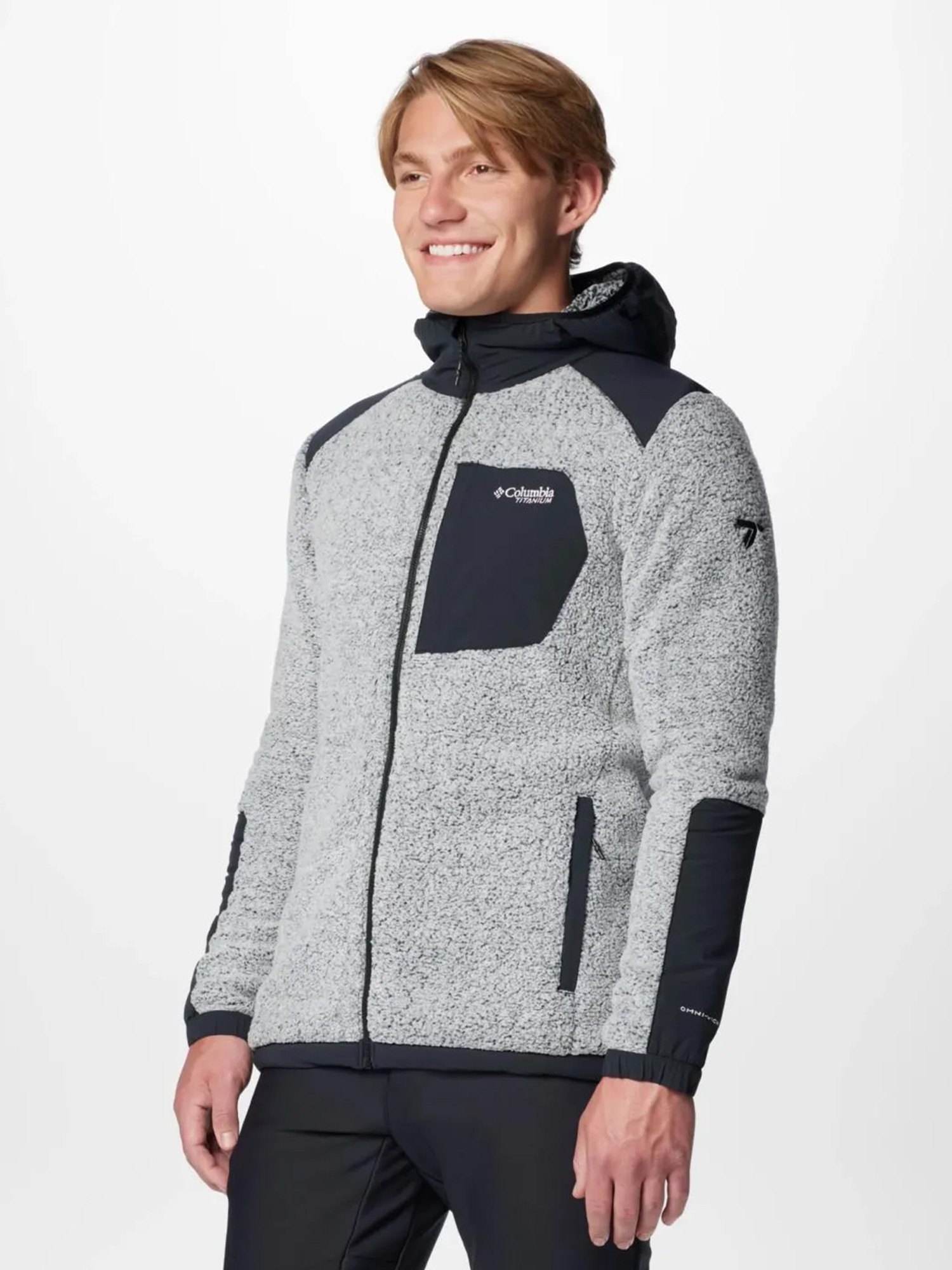 Джемпер мужской Columbia Arctic Crest™ Sherpa Full Zip белый 2096471-100 изображение 4