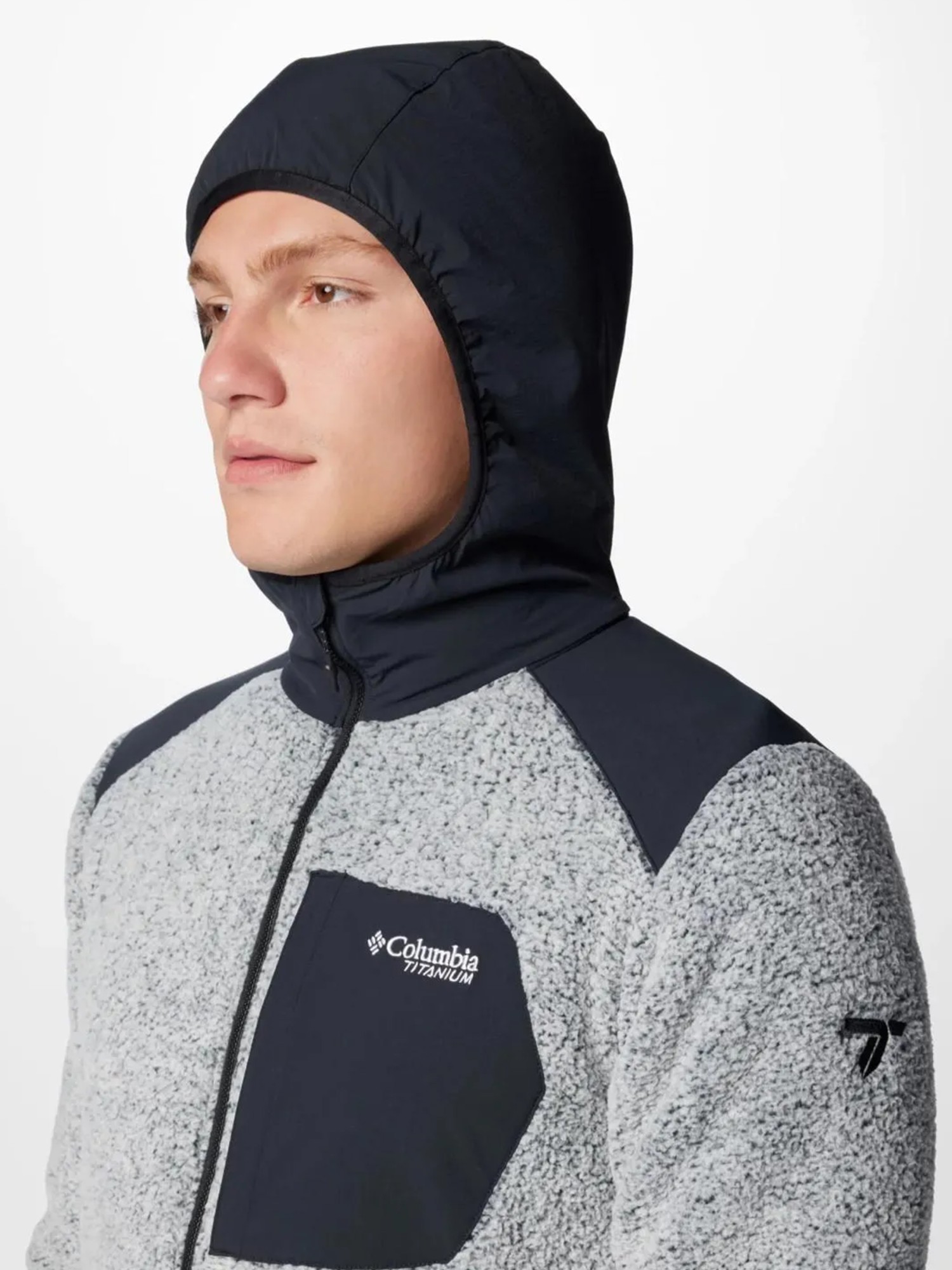 Джемпер мужской Columbia Arctic Crest™ Sherpa Full Zip белый 2096471-100 изображение 5