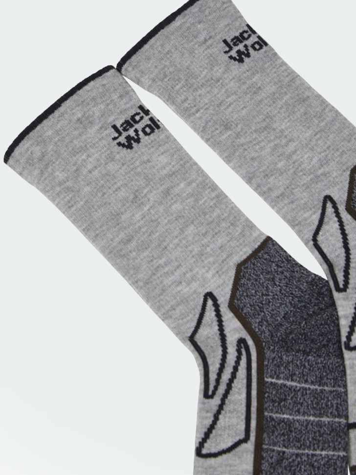Шкарпетки Jack Wolfskin VOJO SOCK CL C сірі A60133-6111 изображение 3