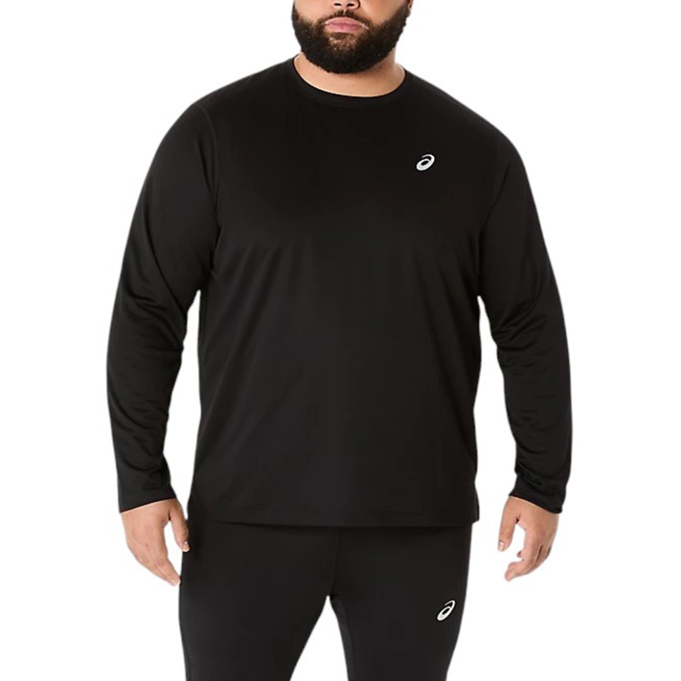 Футболка мужская Asics ASICS CORE LS TOP черная 2011D219-001 изображение 1