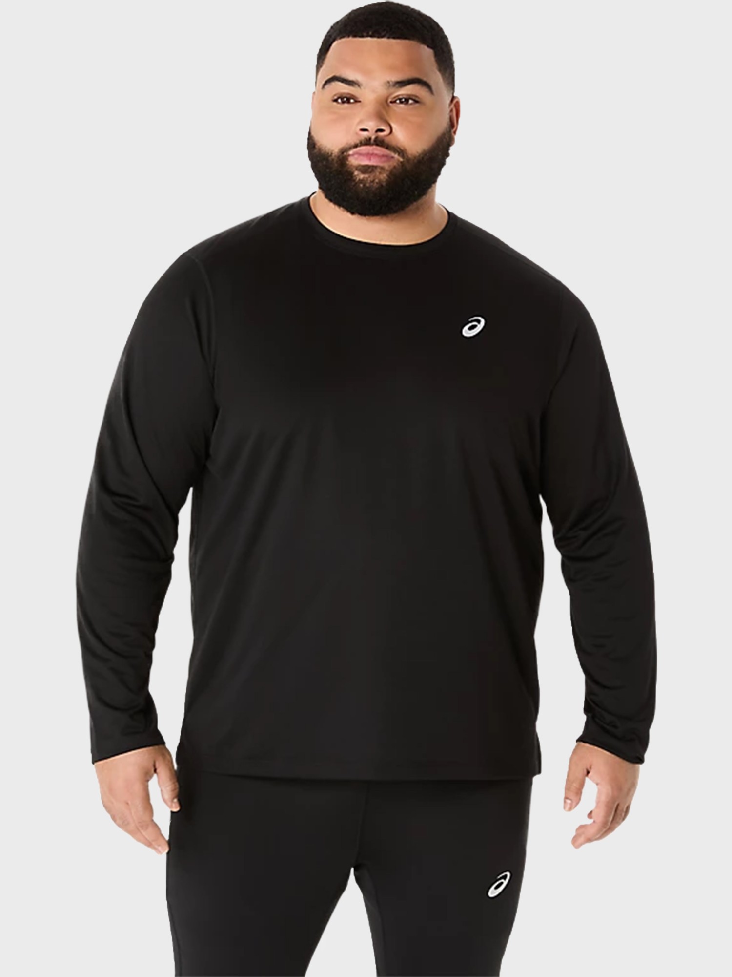 Футболка мужская Asics ASICS CORE LS TOP черная 2011D219-001 изображение 2