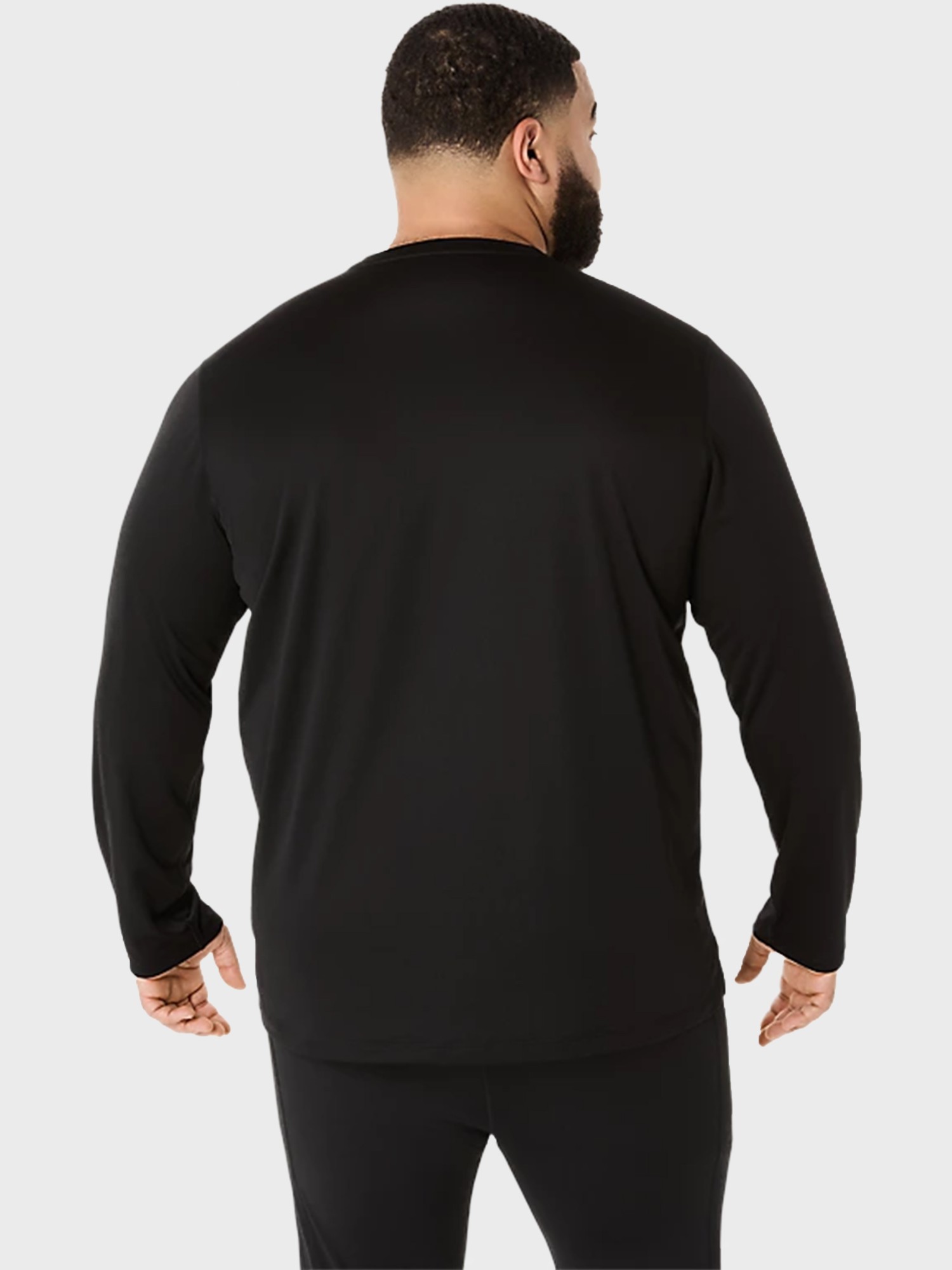 Футболка мужская Asics ASICS CORE LS TOP черная 2011D219-001 изображение 3