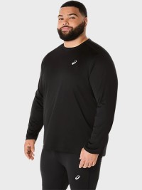 Футболка мужская Asics ASICS CORE LS TOP черная 2011D219-001 изображение 4