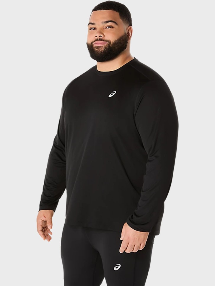 Футболка мужская Asics ASICS CORE LS TOP черная 2011D219-001 изображение 4