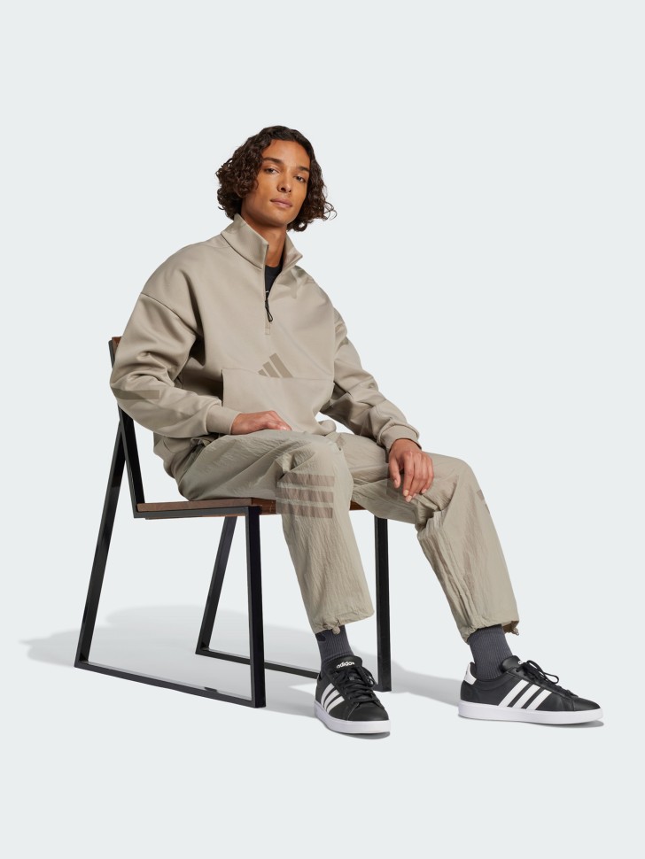 Брюки мужские Adidas M FI WV PT бежевые JI8775 изображение 6