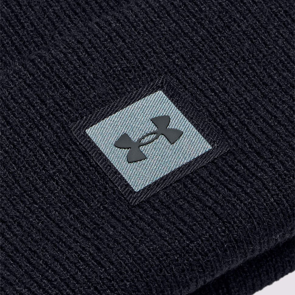 Шапка Under Armour Unisex Truckstop Beanie чорна 1356707-001 — фото 3