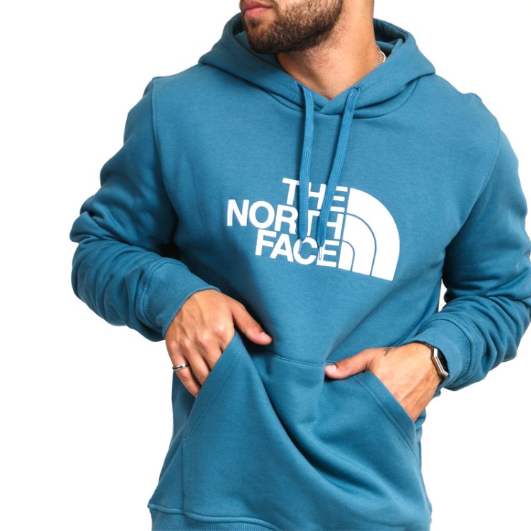 Толстовка мужская The North Face Drew Peak синяя NF00AHJYTAS1 изображение 3