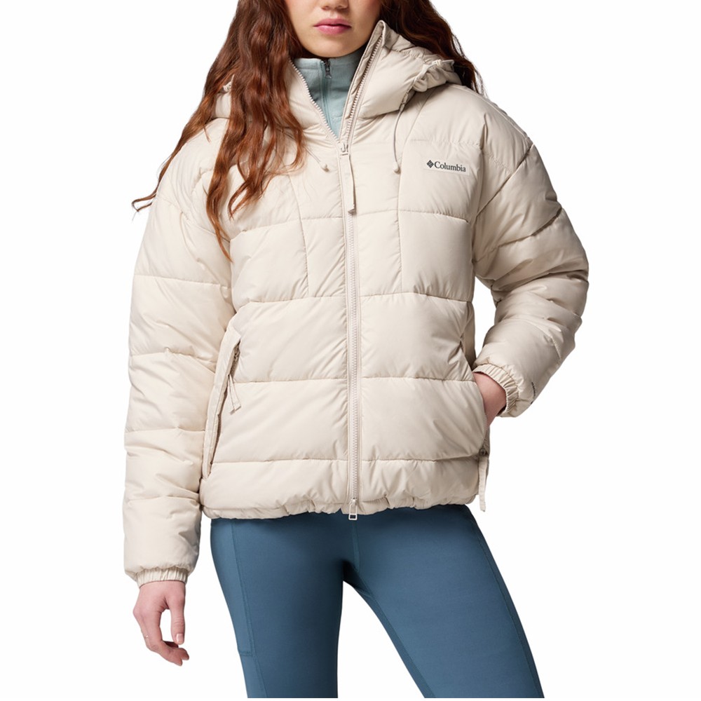 Куртка женская Columbia Pike Lake™ III Hooded Jacket бежевая 2133561-278