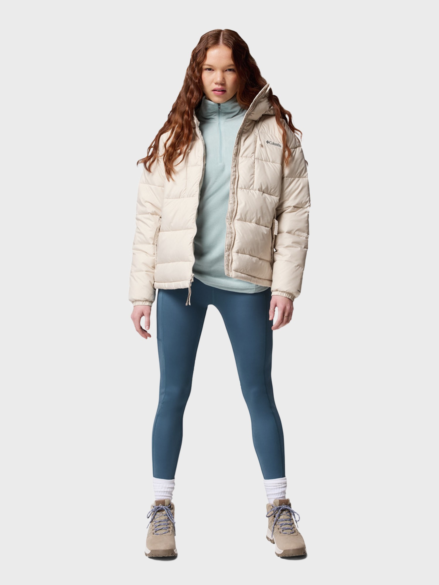 Куртка женская Columbia Pike Lake™ III Hooded Jacket бежевая 2133561-278 изображение 2