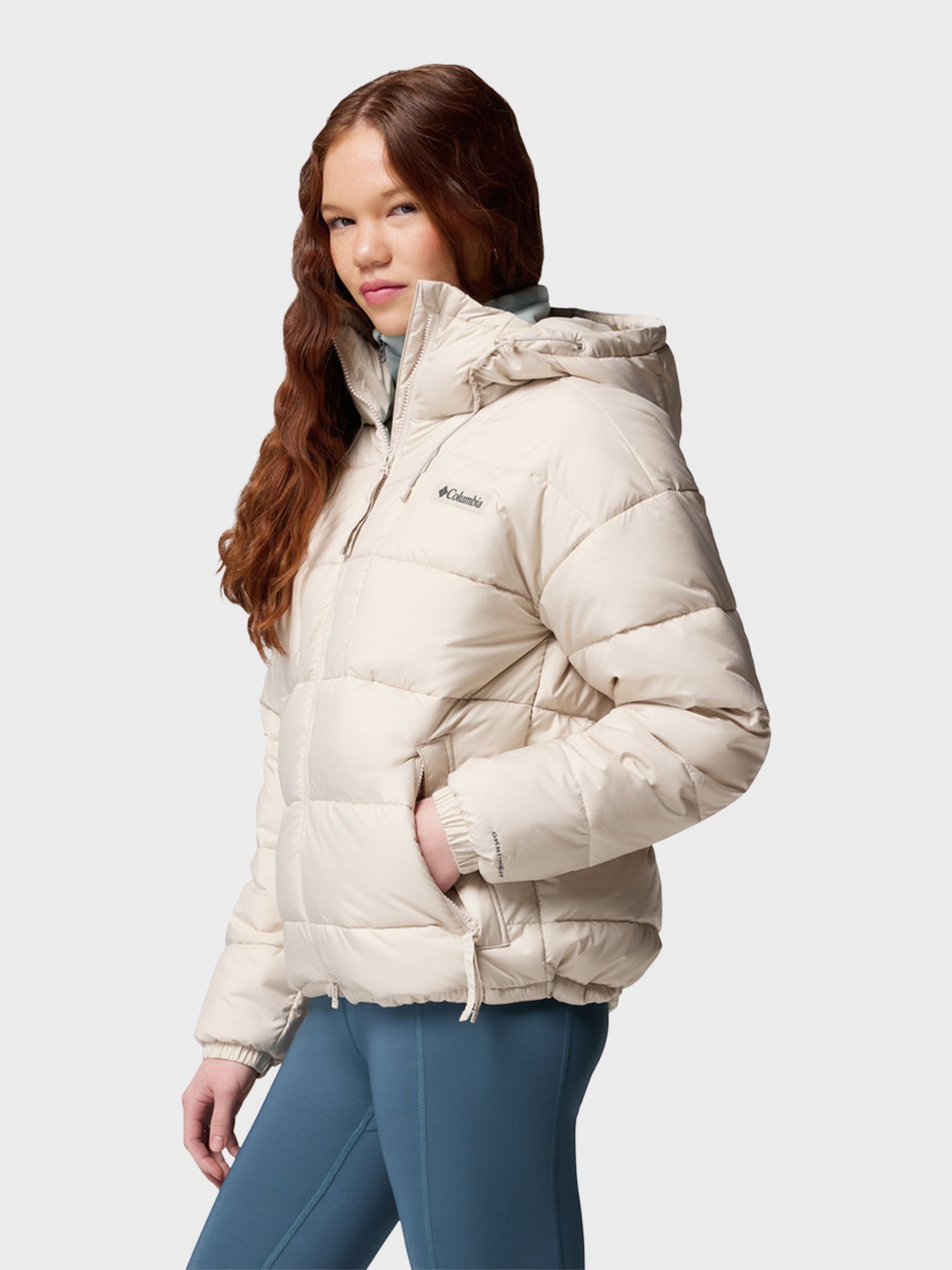 Куртка женская Columbia Pike Lake™ III Hooded Jacket бежевая 2133561-278 изображение 4
