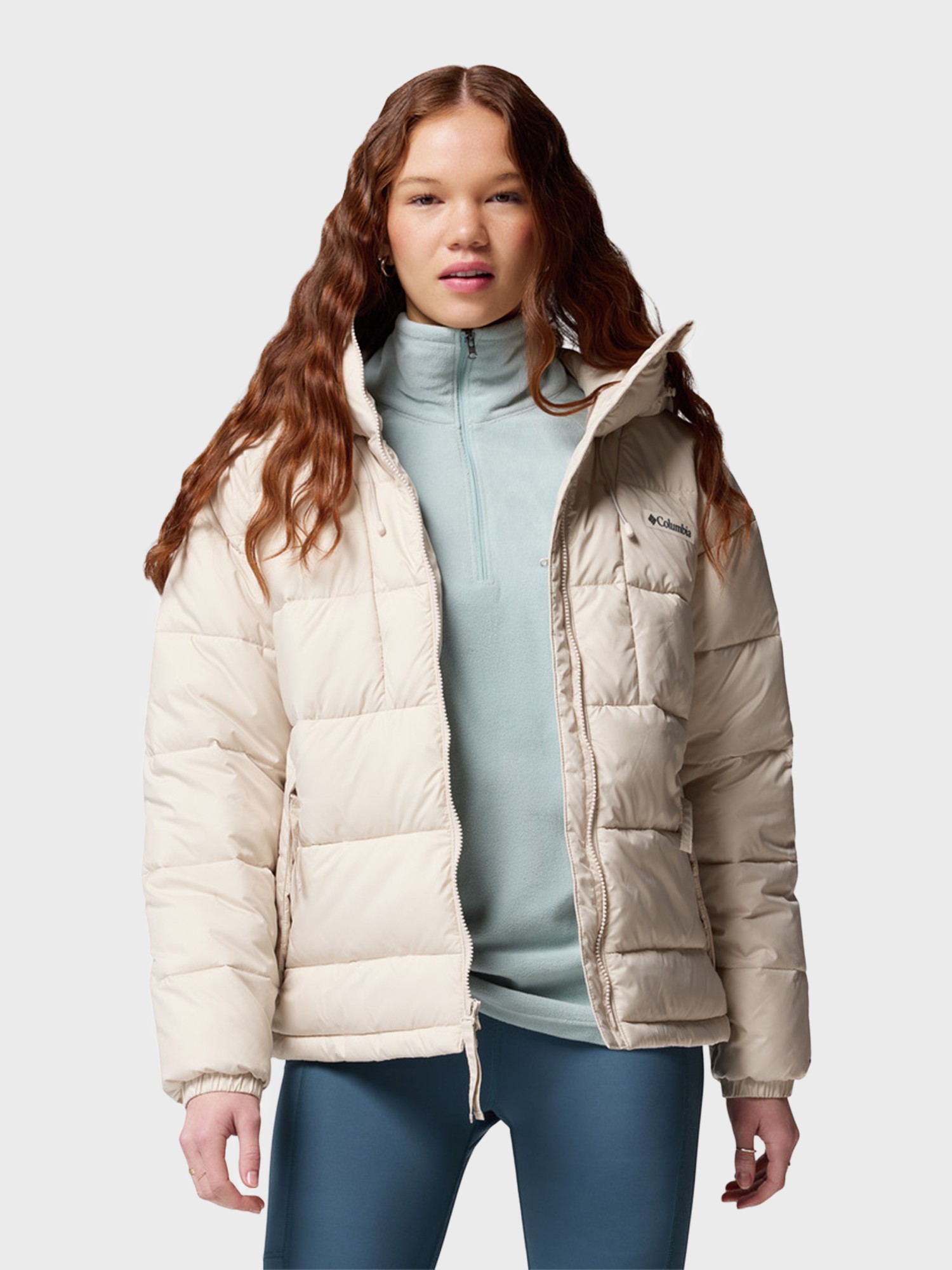 Куртка женская Columbia Pike Lake™ III Hooded Jacket бежевая 2133561-278 изображение 6