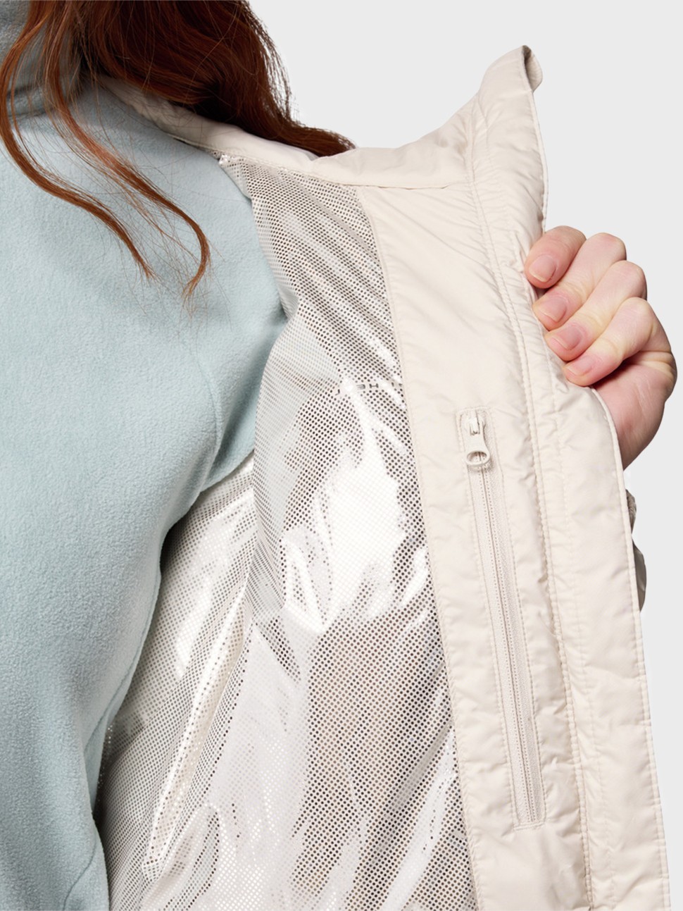 Куртка жіноча Columbia Pike Lake™ III Hooded Jacket бежева 2133561-278 — фото 8