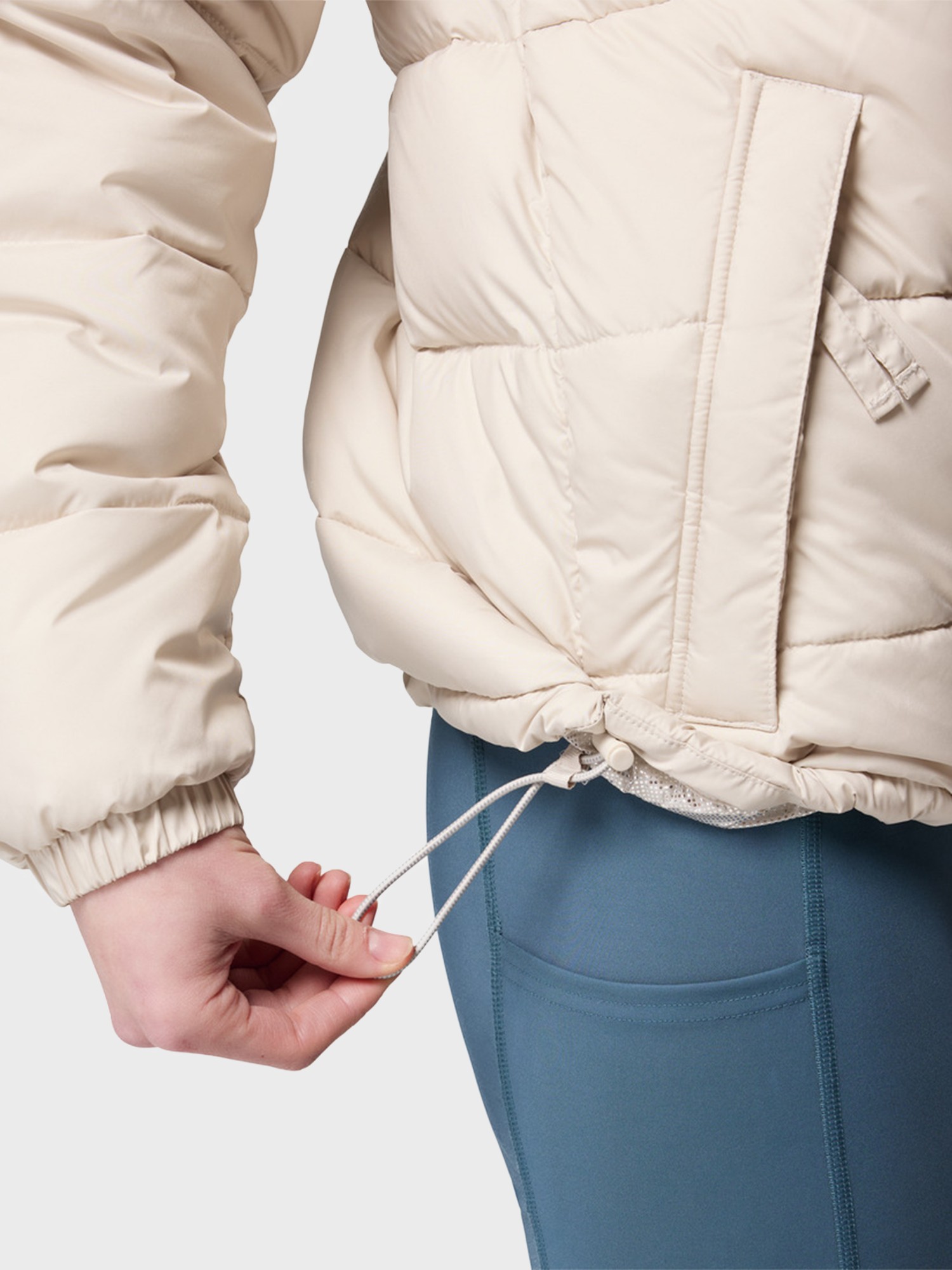 Куртка женская Columbia Pike Lake™ III Hooded Jacket бежевая 2133561-278 изображение 10