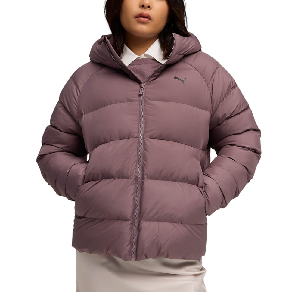 Куртка женская Puma Mono Hooded Jacket фиолетовая 68838588 изображение 1