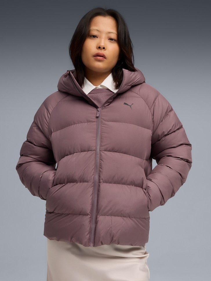 Куртка женская Puma Mono Hooded Jacket фиолетовая 68838588 изображение 2