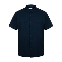 Рубашка мужская Columbia Silver Ridge Lite ™ Short Sleeve Shirt темно-синяя 1654311-464 изображение 1