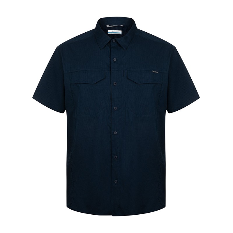 Сорочка чоловіча Columbia Silver Ridge Lite ™ Short Sleeve Shirt темно-синя 1654311-464 — фото 1