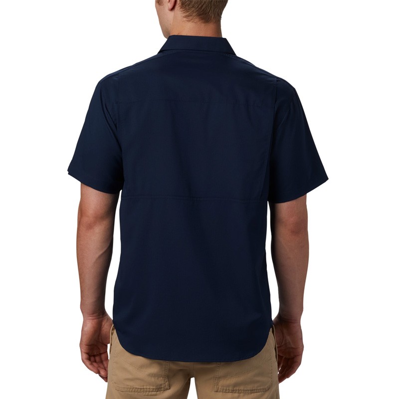 Сорочка чоловіча Columbia Silver Ridge Lite ™ Short Sleeve Shirt темно-синя 1654311-464 — фото 3