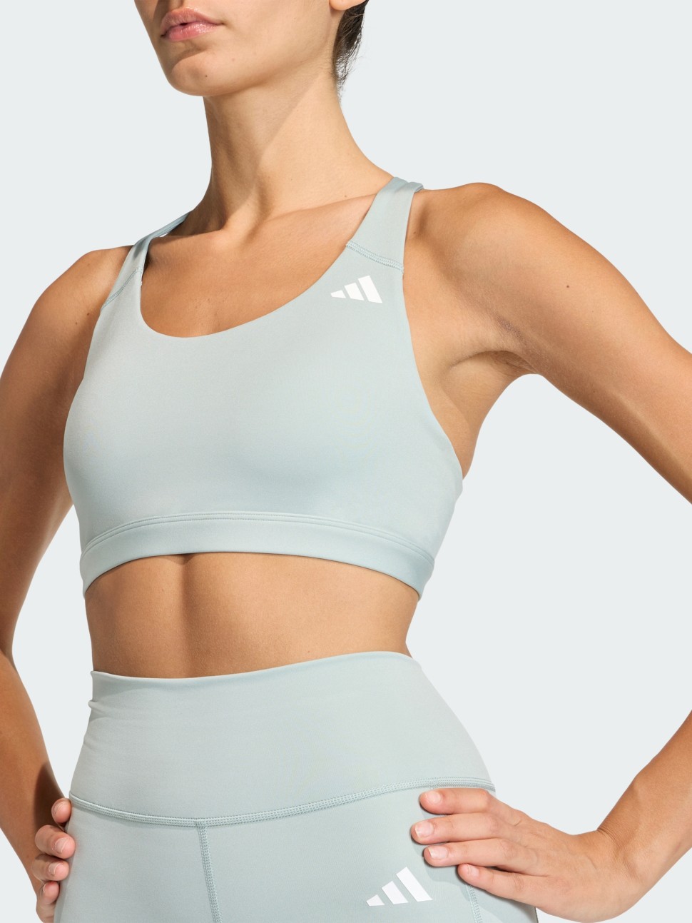 Бра жіночий Adidas OPT ESS MS BRA м'ятний KA4725 — фото 6