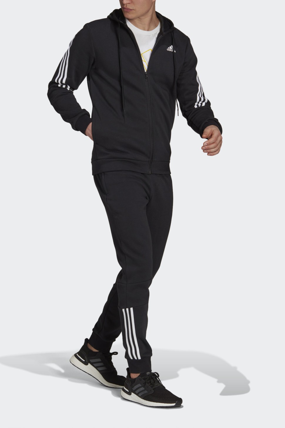 Костюм чоловічий Adidas Mts Cot Fleece чорний H42021 — фото 2