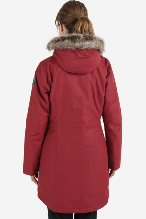Куртка жіноча Columbia Suttle Mountain Long Insulated Jacket  червона 1799751-619 изображение 2