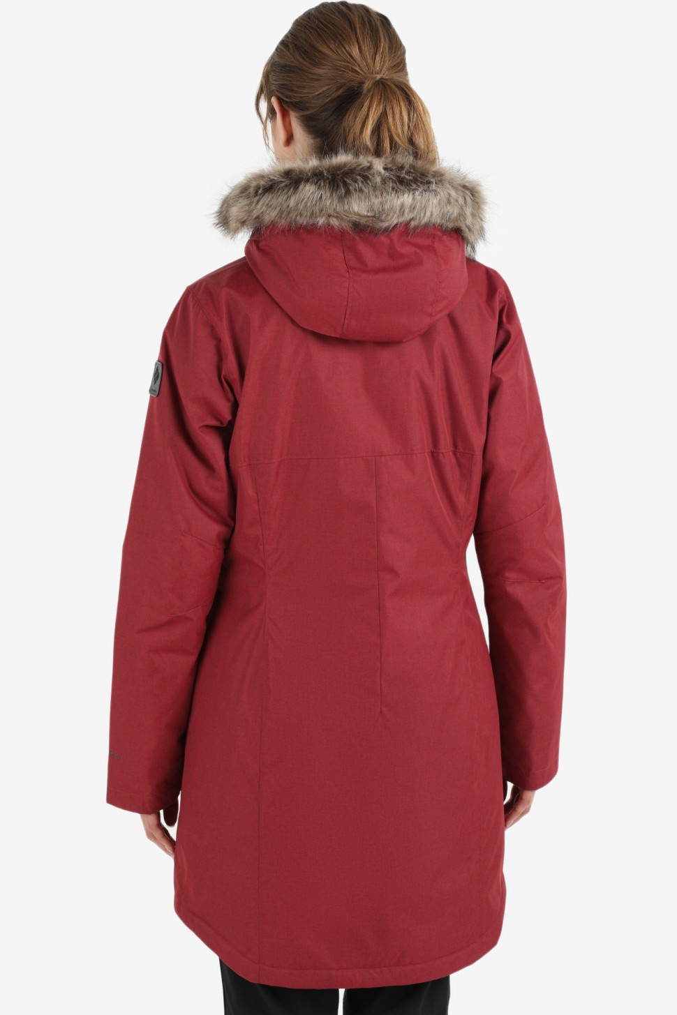 Куртка жіноча Columbia Suttle Mountain Long Insulated Jacket  червона 1799751-619 — фото 2