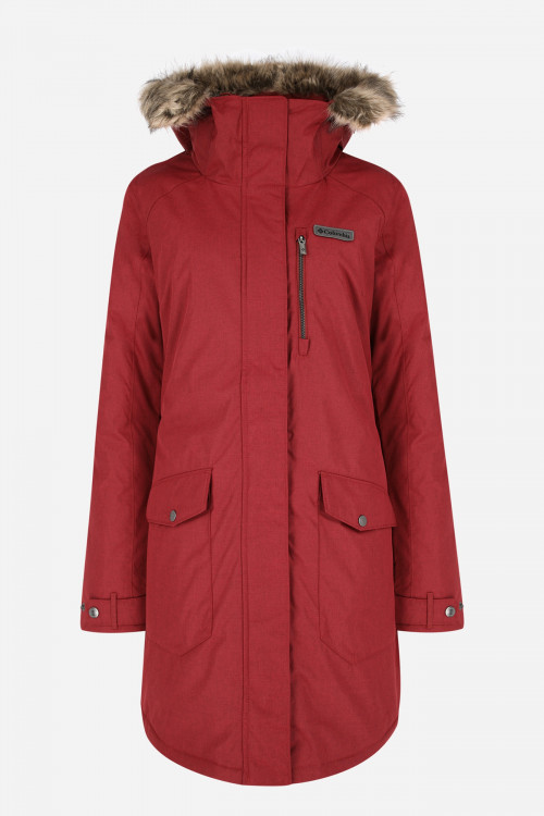 Куртка жіноча Columbia Suttle Mountain Long Insulated Jacket  червона 1799751-619 изображение 6