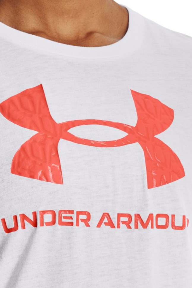 Футболка женская Under Armour Live Sportstyle Graphic Ssc белая 1356305-107 изображение 3
