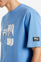 Футболка мужская FILA T-shirt голубая 113358-S1 изображение 8