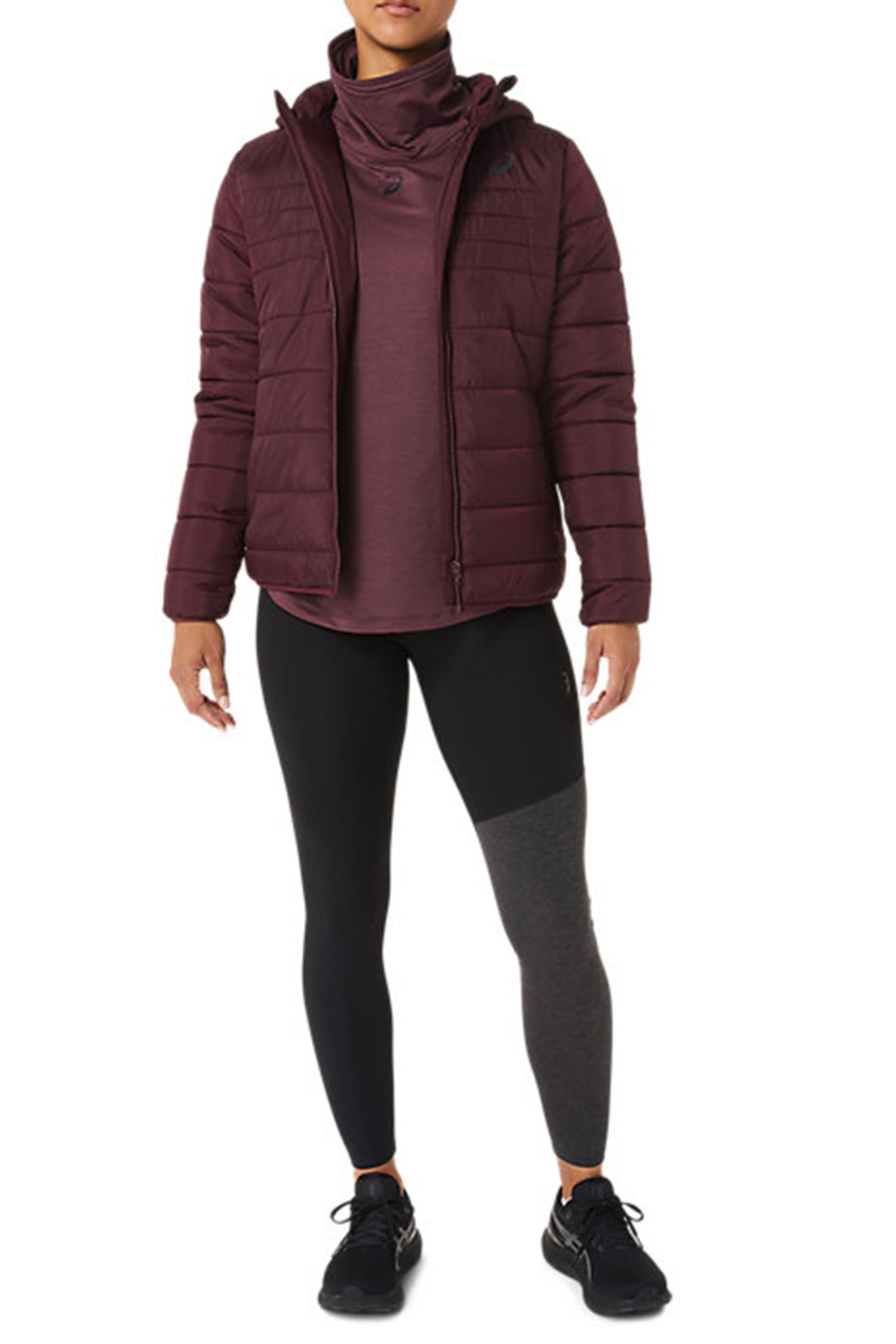 Куртка жіноча Asics Padded Jacket W бордова 2032C155-500 изображение 2