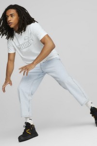 Футболка мужская Puma ESS ELEVATED Tee белая 84988302 изображение 4