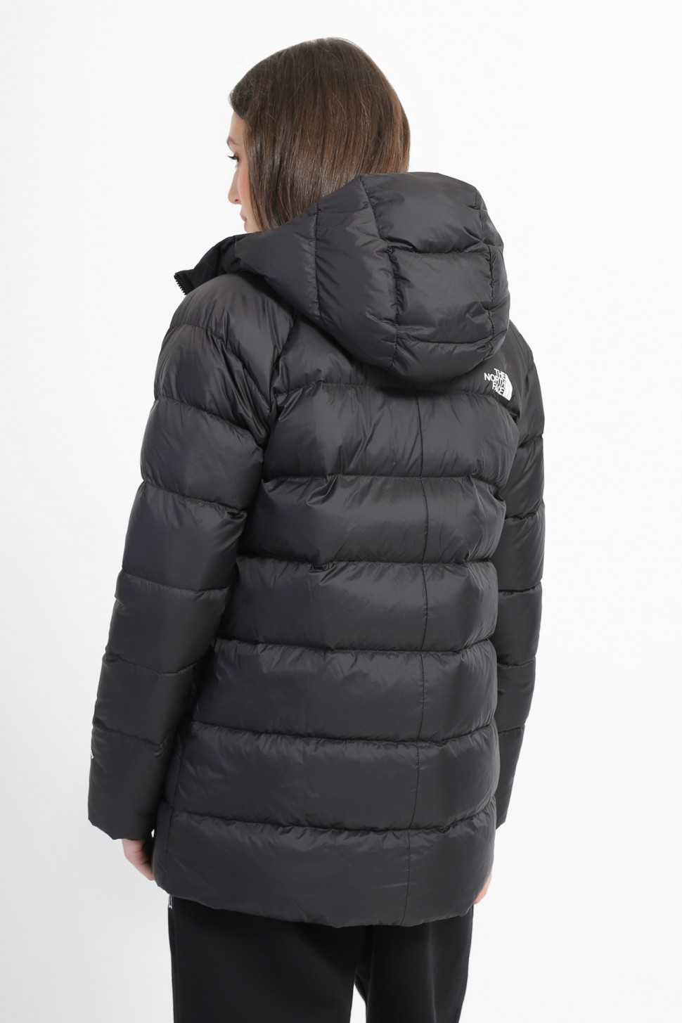 Куртка жіноча The North Face HYALITE DOWN PARKA чорна NF0A7Z9RJK31 — фото 4