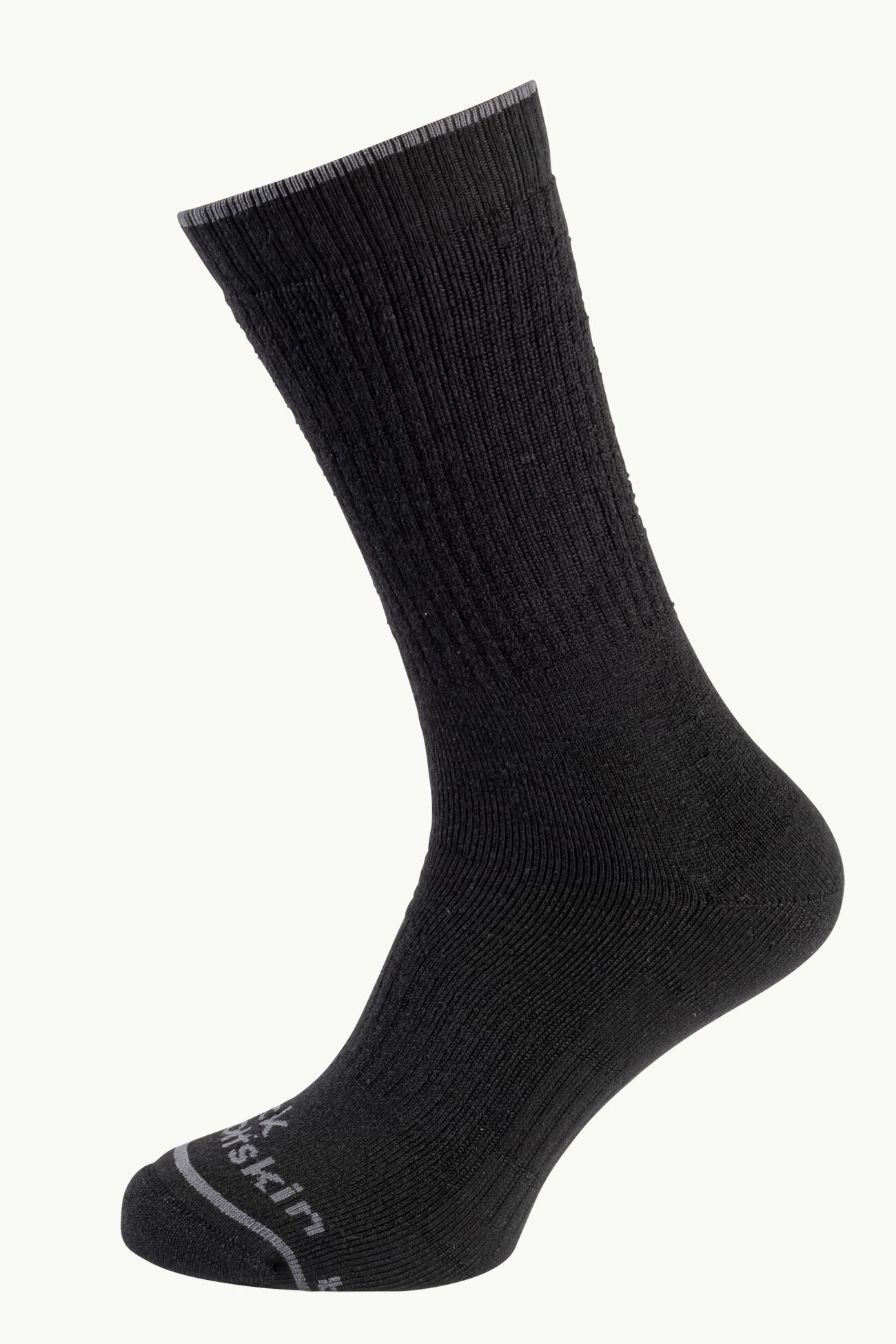 Шкарпетки  Jack Wolfskin TREK MERINO SOCK CL C чорні 1911411-6000 изображение 2