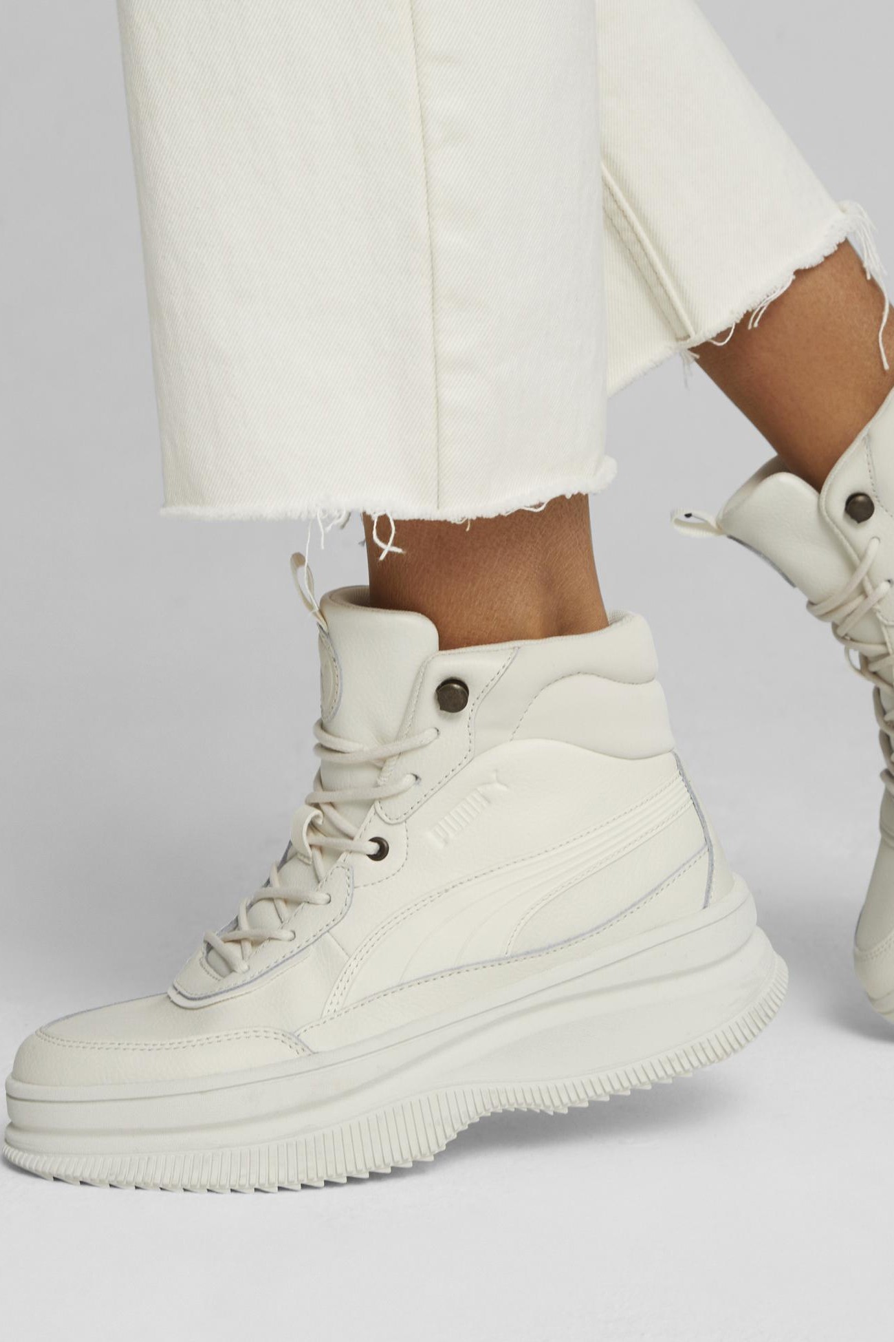 Черевики жіночі Puma Mayra молочні 39231603 изображение 5