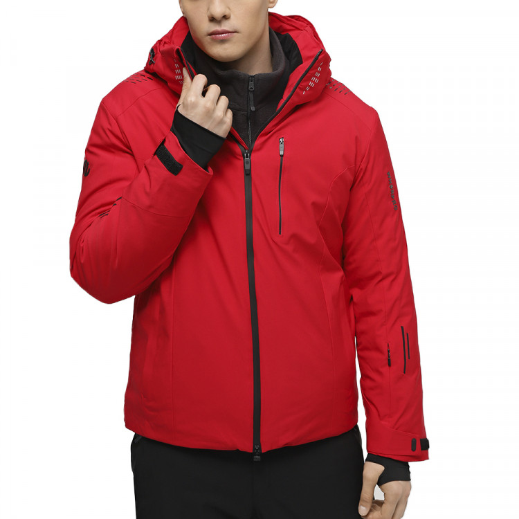 Куртка гірськолижна чоловіча WHS  червона 513529-650 изображение 1