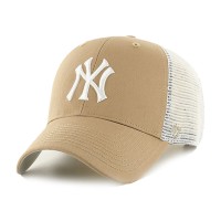 Кепка 47 Brand MLB NEW YORK YANKEES BRANSON бежевая BRANS17CTP-KHC изображение 1